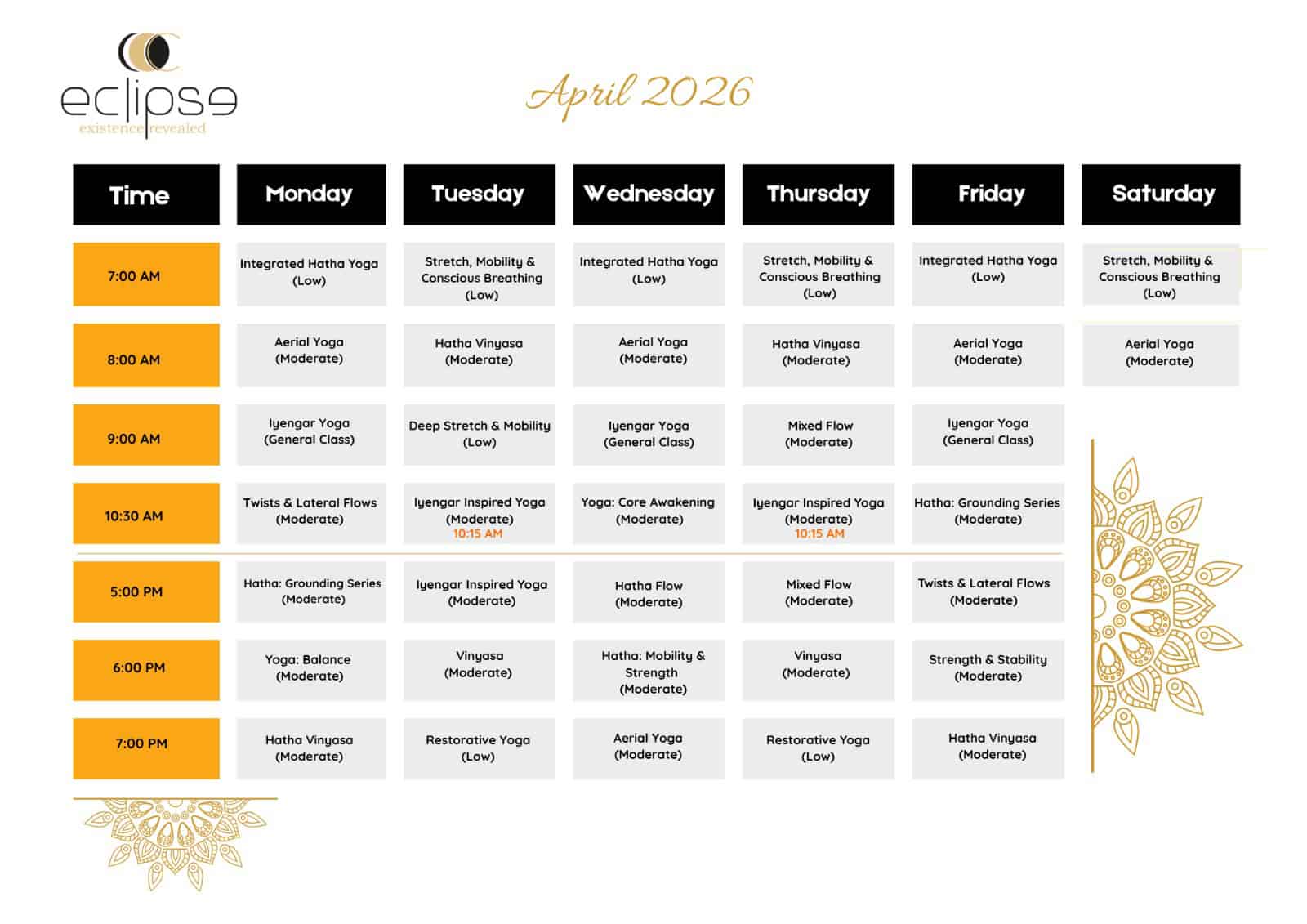 aprilSchedule